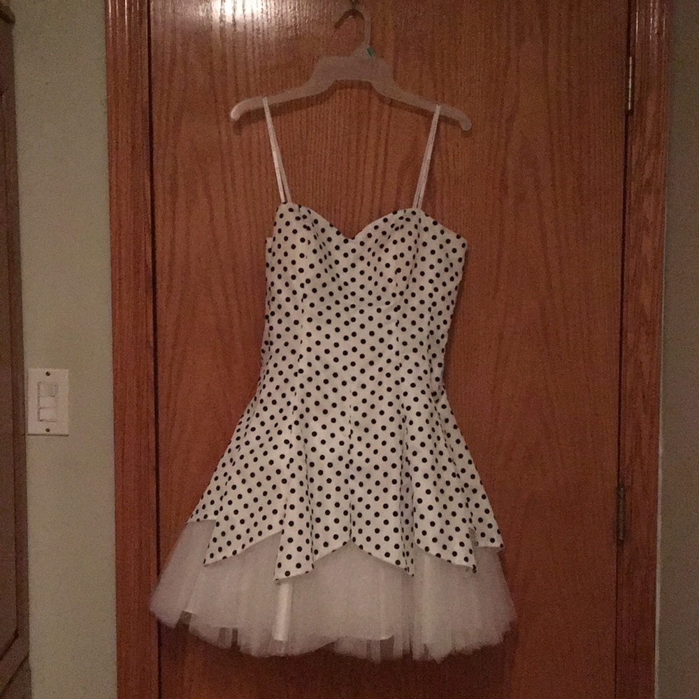 Polka Dot Strapless Dress from Dillard’s